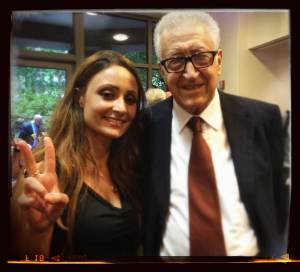 Oula Abdulhamid and Lakhdar Brahimi