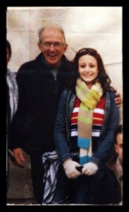 Oula Abdulhamid and Father Frans van der Laugt. The last time Oula saw him. Syria/2004